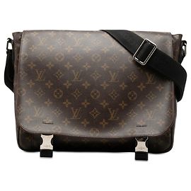 Louis Vuitton Brown Monogram Macassar Clarence Brown