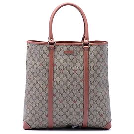 Tote verticale Gucci Beige GG Supreme Star Joy Beige