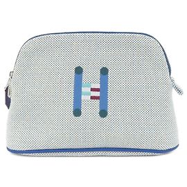Hermès Borsa Pouch MINI Hermes Bolide Crazy H Blu