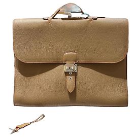Hermès Sac à Dépêches Pasta Marrom
