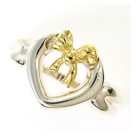 Tiffany & Co. Heart Ribbon Band Ring Andere
