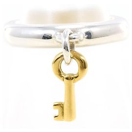 Tiffany & Co. 18K Yellow Gold and Silver Band Ring Other