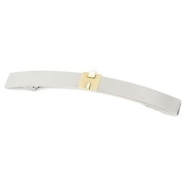 Hermès Hermes Eileen GM 320001FP Barrette Bianco D'oro