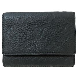 Louis Vuitton Portefeuille Pilot Tri-Fold Wallet Black
