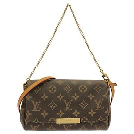 Bolso de Hombro Louis Vuitton Monogram Favorite PM Castaño Monograma
