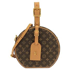 Bolsa Louis Vuitton Monogram Petite Boite Chapeau Marrom Monograma