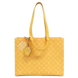 Sac Louis Vuitton Monogram Heritage Sac Plat 24H Jaune Monogramme