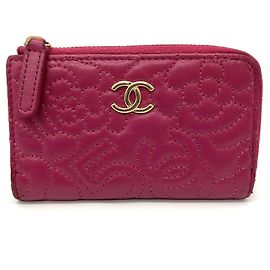 Monedero Chanel Camellia No. 5 Rosa Roja