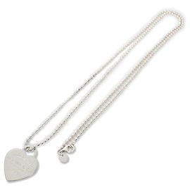 Tiffany & Co. pingente longo com tag oval Return to Tiffany em prata 925 Outro
