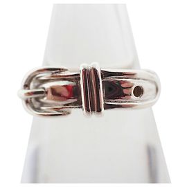 Hermès Hermes 925 Ceinture Croix Band Ring Other