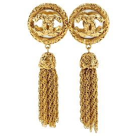 Boucles d'oreilles clip Chanel Coco Mark Doré