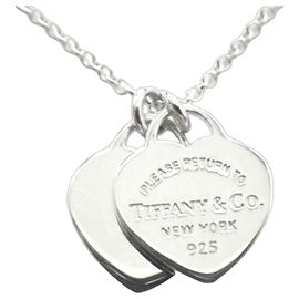 Colar com pingente Tiffany & Co. 925 Double Heart Outro