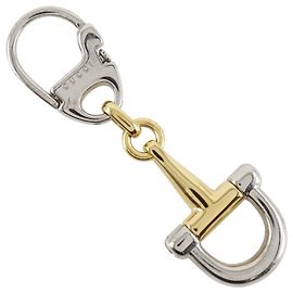 Gucci Horsebit Keychain Silvery Golden