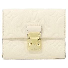 Louis Vuitton Monogram Empreinte Wallet Beige
