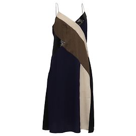 Vestido midi Frederica texturizado Diane Von Furstenberg em seda multicolorida Multicor