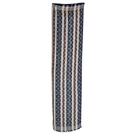 Cachecol Louis Vuitton em seda multicolorida com padrão Monogram Multicor