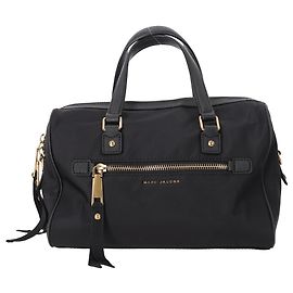 Borsa Marc Jacobs Trooper Bauletto in nylon nero Nero