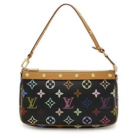 Louis Vuitton Pochette Accessoires Monogram Accessory Pouch Black