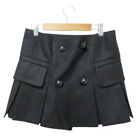 Sacai Wool Shorts Black
