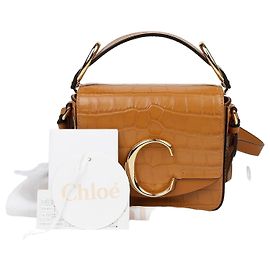 Chloé Mini Tote Shoulder Bag Orange