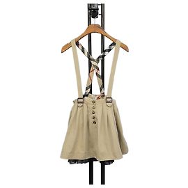 Burberry Saia com suspensórios para crianças Marrom