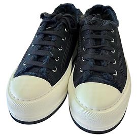 Dior Work Platform Sneakers Black Black