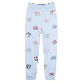 Burberry Pantalones de algodón estampados para niño SIDNEY JOG EKD Blanco