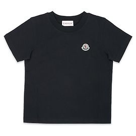 T-shirt a maniche corte Moncler Kids Logo Patch (Nero) Nero