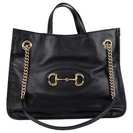 Gucci Sac cabas Horsebit Medium Noir Noir