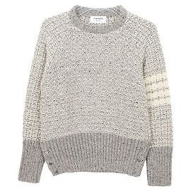 Thom Browne Diagonal Strickpullover Größe Mehrfarben