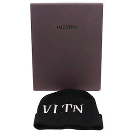 Valentino Gorro Logo Preto