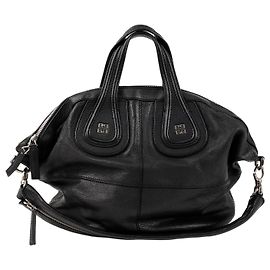 Givenchy Tote e bolsa de ombro Nightingale em pele de cabra Medium Preta Preto