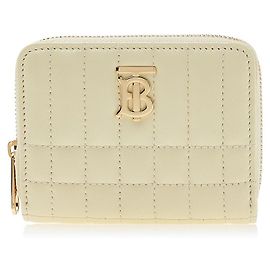 Burberry Carteira Lola com zíper em couro acolchoado Dourado