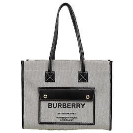Burberry Petit sac cabas Freya Noir