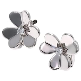 Van Cleef & Arpels Frivole Small Diamond Earrings Silvery