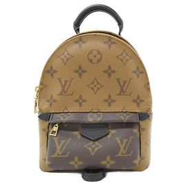 Louis Vuitton Monogram Reverse Palm Springs MINI Backpack Brown Monogram