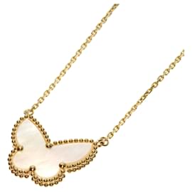 Van Cleef & Arpels Lucky Alhambra Papillon White Shell Necklace Other