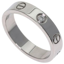 Anello Mini Love di Cartier in oro bianco 18K Argento