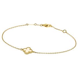 Bracciale Sweet Alhambra Shell di Van Cleef & Arpels D'oro