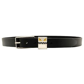 Fendi Monster Belt Black Black