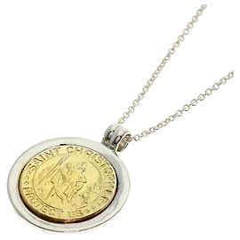Collana con moneta St. Christopher Tiffany & Co. Altro
