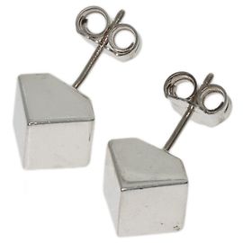 Tiffany & Co. Silberne Cube Stecker-Ohrringe Andere
