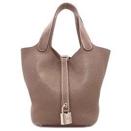 Hermès Borsa Hermes Picotin Lock PM Beige
