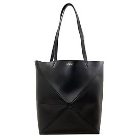 Loewe Puzzlefold Tote Medium Bag Black