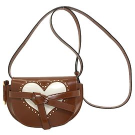 Borsa a tracolla Loewe Gate Dual Mini Heart Motif Marrone
