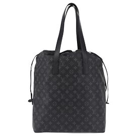 Louis Vuitton Cabas Light Drawstring Monogram Eclipse Canvas Negro