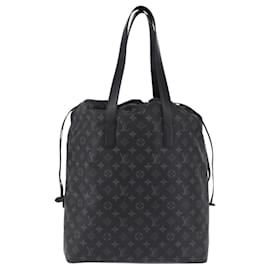 Louis Vuitton Cabas Light Drawstring Monogram Eclipse Canvas Noir