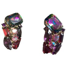 Autre Marque Schiaparelli Clip Aurora Borealis Rosso D'oro Porpora Metallico