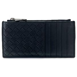 Bottega Veneta Intrecciato Fragment Card Case Black