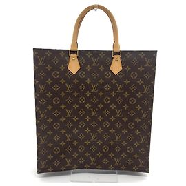 Louis Vuitton Sac Plat Monogram Tote Bag Braun